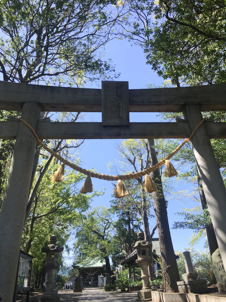新横浜篠原町にある「篠原八幡神社」ドラマ「逃げ恥」の撮影現場としても有名なようです。